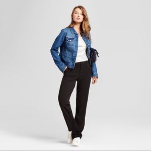 NWT |High Rise Straight Hip & Thigh Slacks |Sz 12R